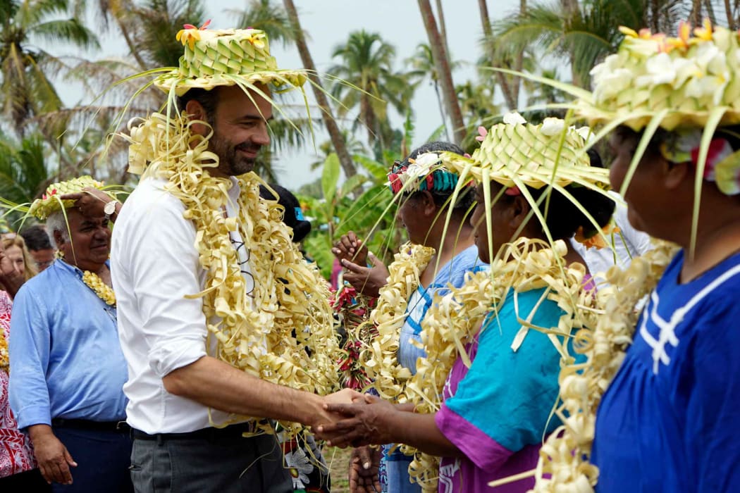 Edouard Philippe  in New Caledonia.