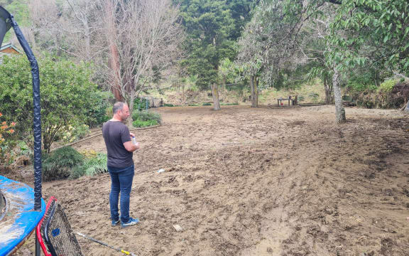 Mark Sheehan looking over his Nile Street property in Nelson.