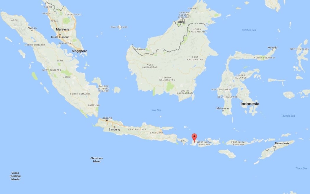 The crash was in Lombok in Indonesia.