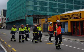 Ten buildings on Courtenay Place in Wellington's CBD have been evacuated.