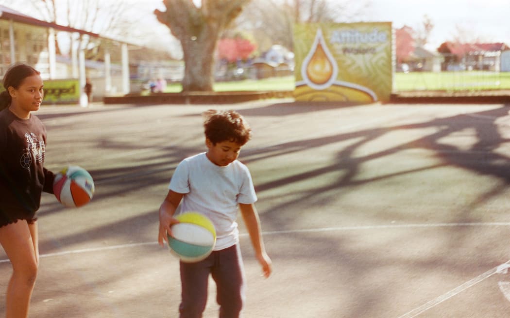 Kids taking part in the Te Huarahi Hou programme.