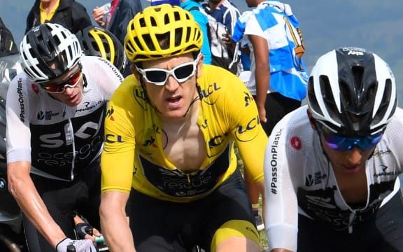 Tour de France leader Geraint Thomas