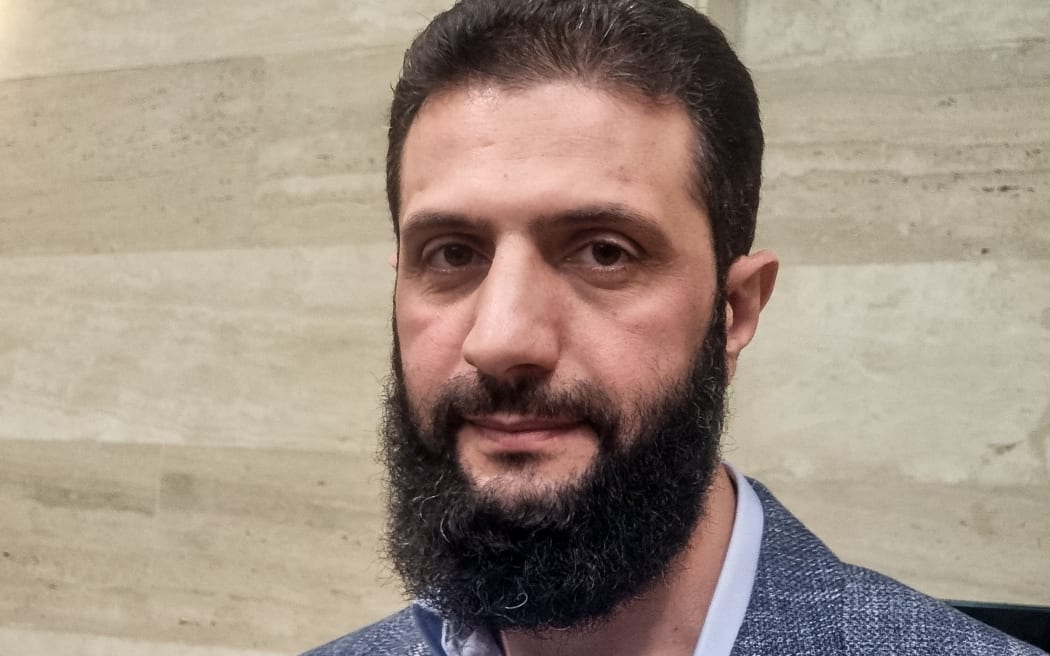 Mr. Ahmed Al-Sharaa, Commander Of Military Operations Management On December 14, 2024, in Damascus. (Photo by Rami Alsayed/NurPhoto) (Photo by Rami Alsayed / NurPhoto / NurPhoto via AFP)