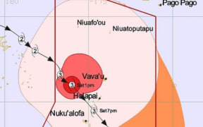 The tropical cyclone track map issued on the night of 18 January, 2020.