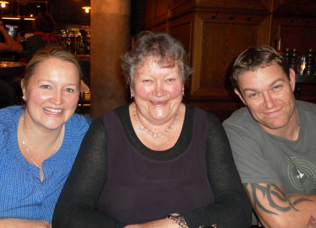Bek Henderson, Celia Lashlie and Gene Hyde at Celia's 60th birthday celebration