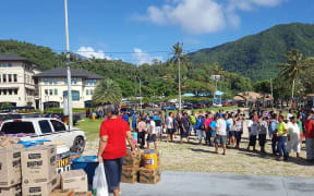 Love thy neighbour queues in American Samoa