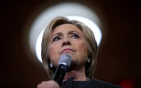 Democratic presidential candidate former Secretary of State Hillary Clinton speaks during a "Get Out The Vote" rally at the Lyman & Merrie Wood Museum of Springfield History on February 29, 2016 in Springfield, Massachusetts.