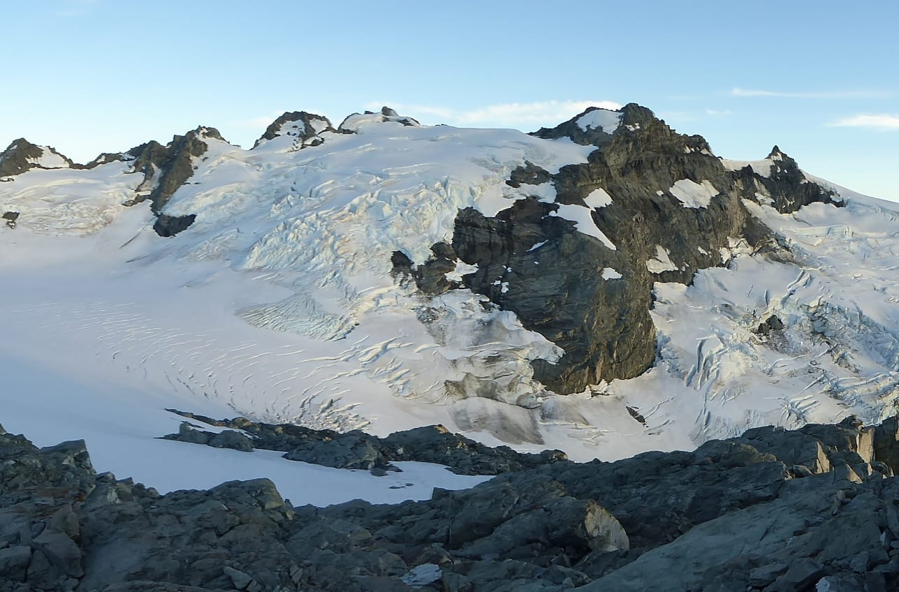 Gardens of Eden and Allah ice field.