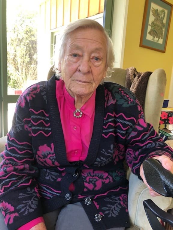 Warkworth woman Anne Moffat, 90.