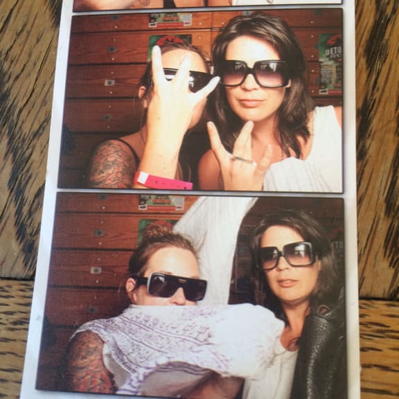 Photobooth Style photo of The Macrae Sisters