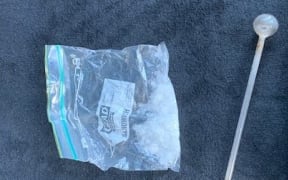 Meth seized in the drug bust.