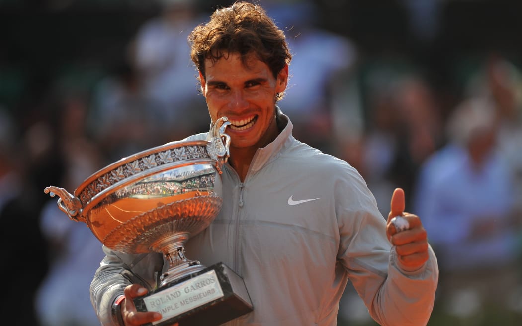 The Spanish tennis player Rafael Nadal.