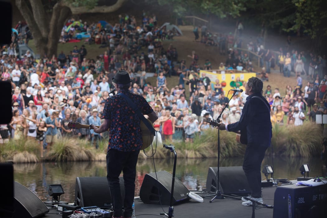 Dragon on stage at WOMAD 2018