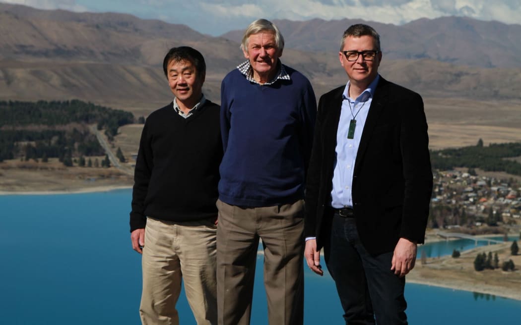 Hide Ozawa, Graeme Murray and Quinton Hall say the joint venture will bring major growth.