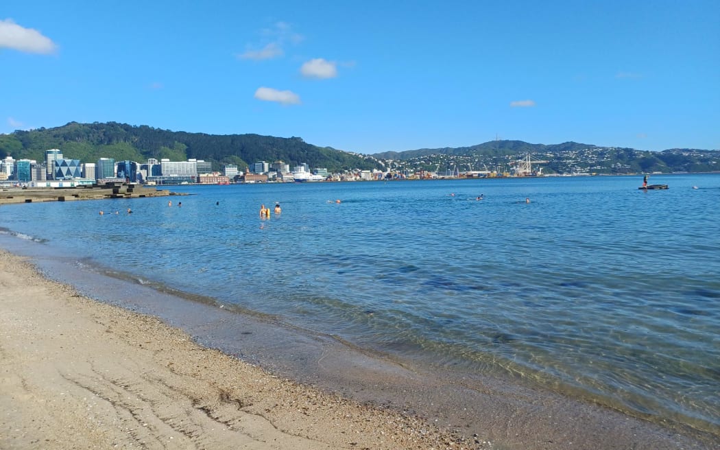 Freyberg Beach, Oriental Bay, Wellington.