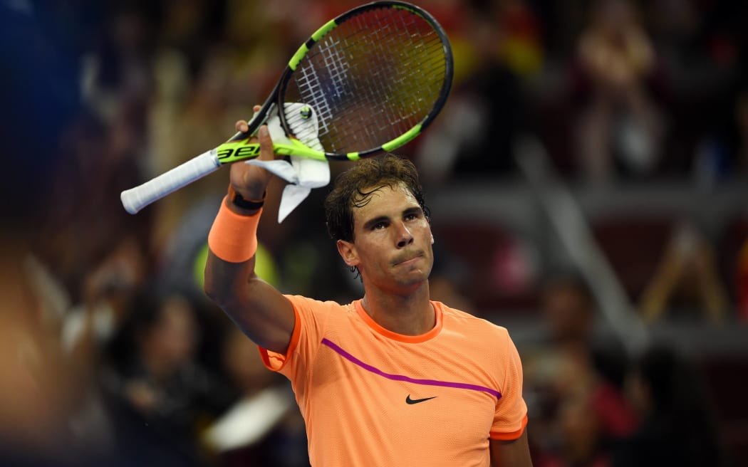 Spanish tennis player Rafa Nadal.