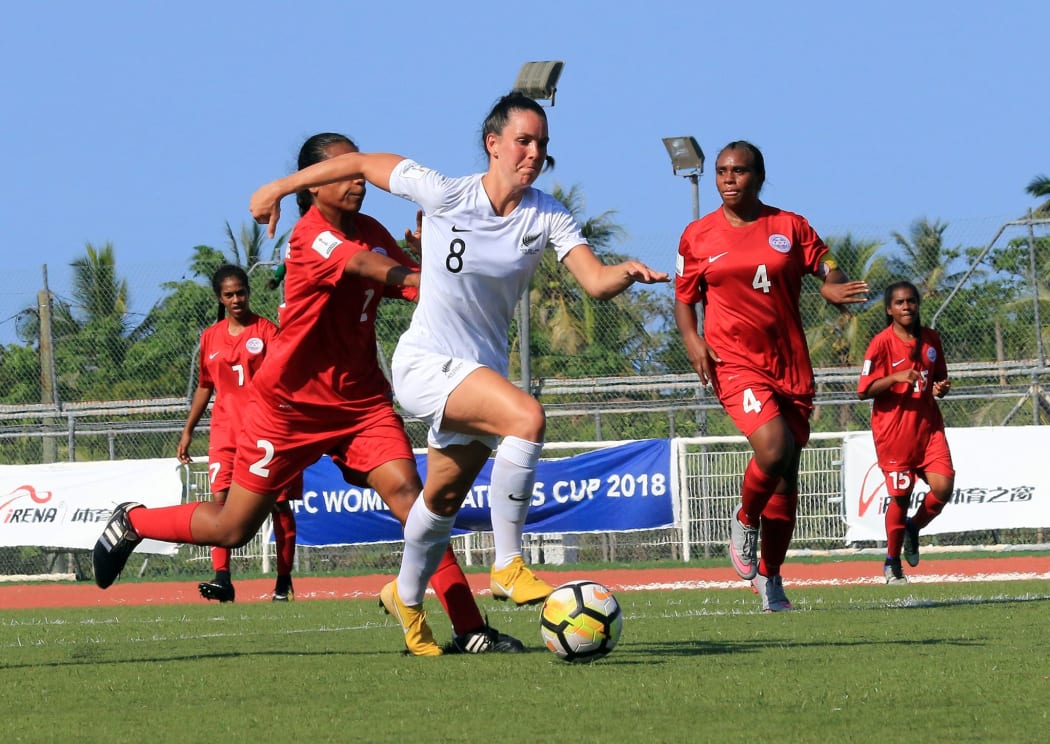 Emma Rolston netted a first-half hat-trick.