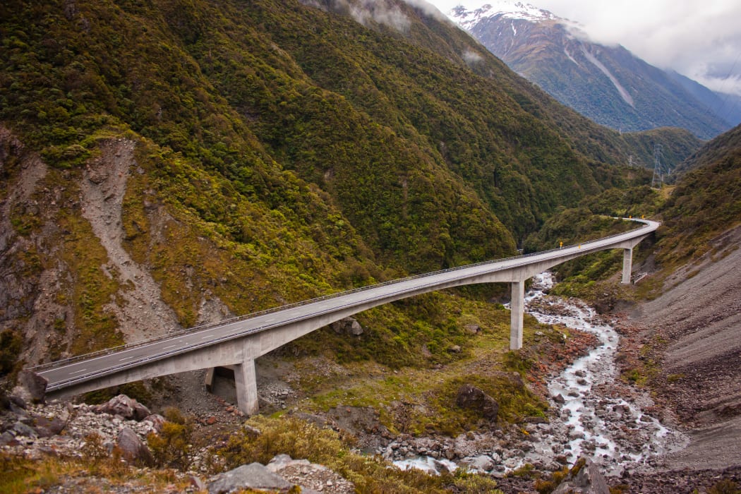 Otira Viaduct, State Highway 73, via Arthurs Pass.