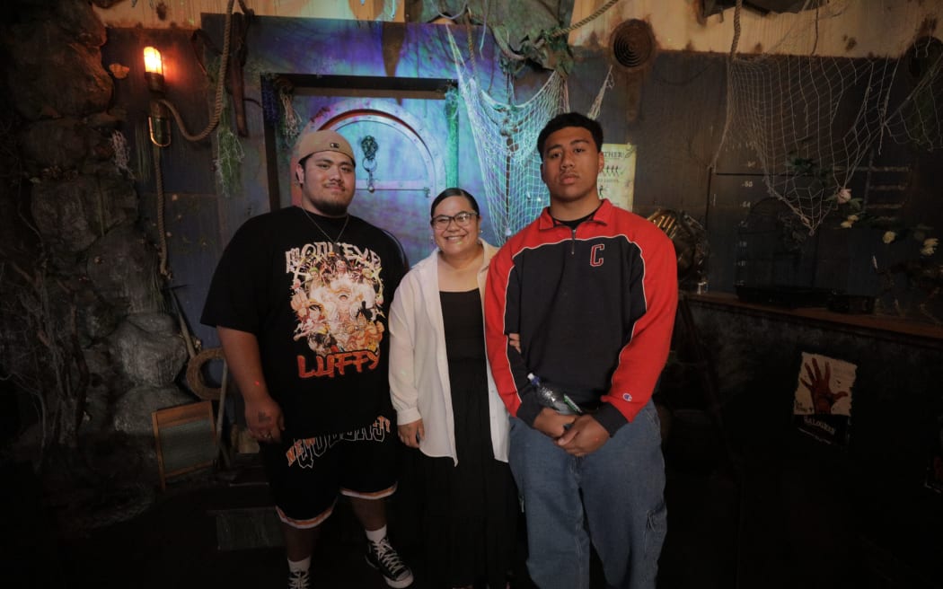 Paul, Laina and Elias of Wellington had just gone through Fear Factory.