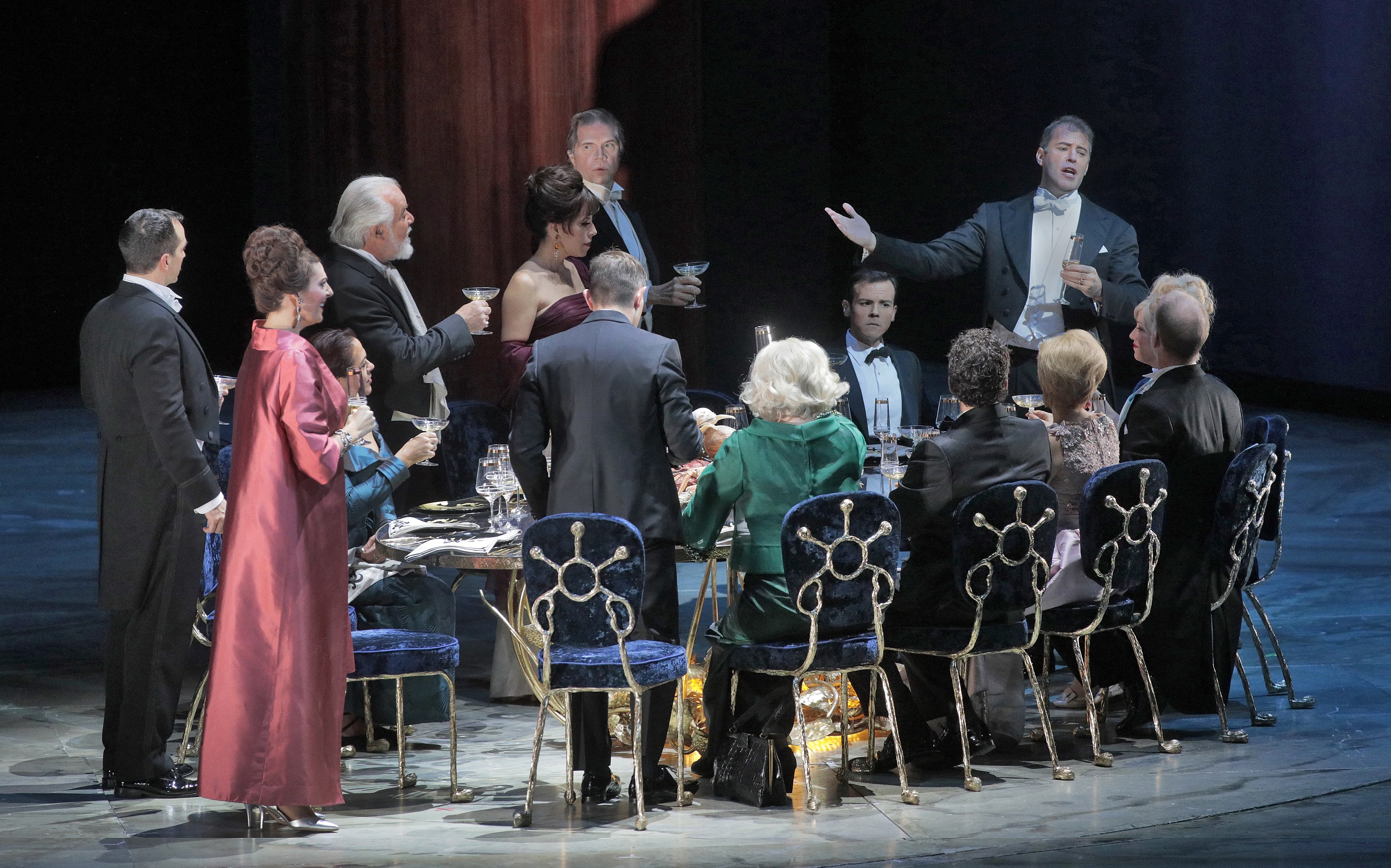 A scene from The Exterminating Angel at Metropolitan Opera