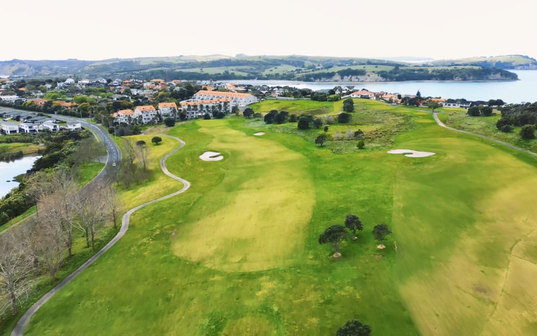 Gulf Harbour Country Club on the Whangaparāoa Peninsula golf course.