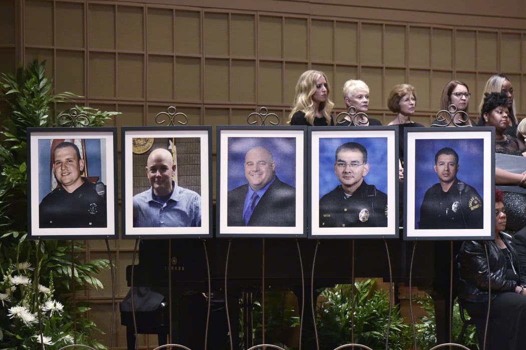 Photos of the victims of the Dallas police shooting.