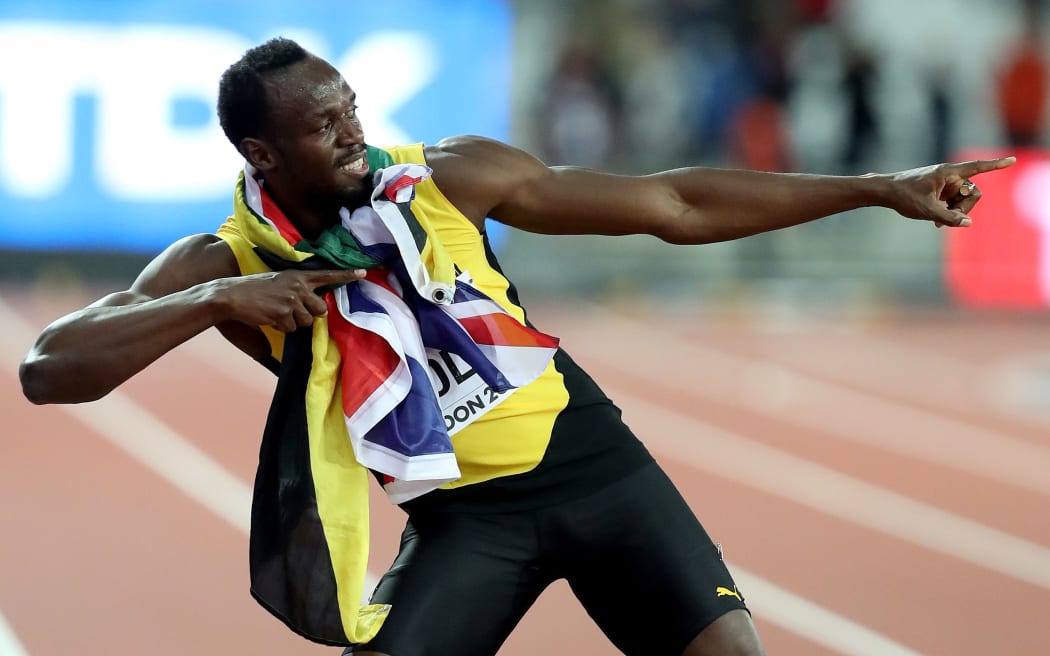 Usain Bolt finished third his final 100m race.