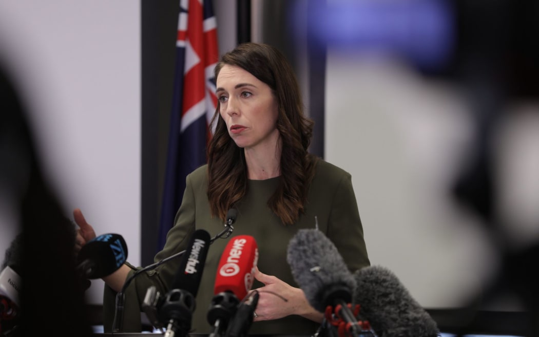 Jacinda Ardern gives an update on the Covid-19 Alert Levels for the country on 21 September in Auckland.