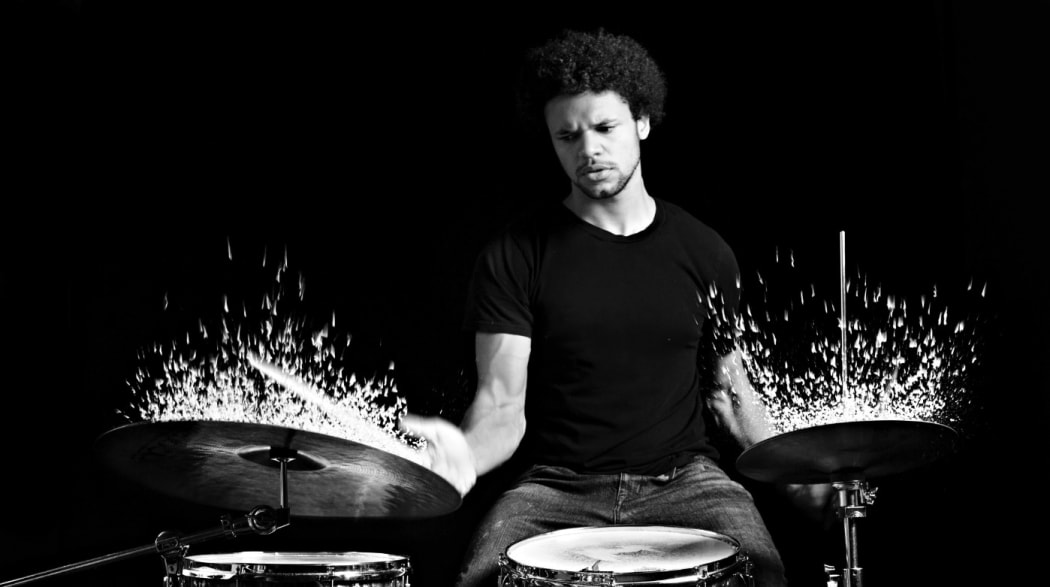 Myele Manzanza and his quartet play in Wellington 2017