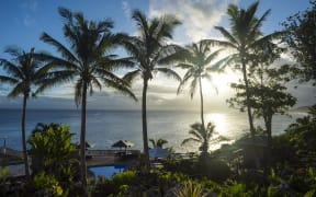 A resort in Niue