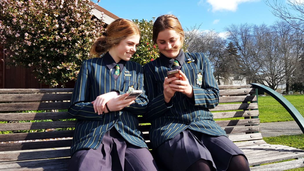 St Matthew's Collegiate students, Laura White and Marguerite Hood