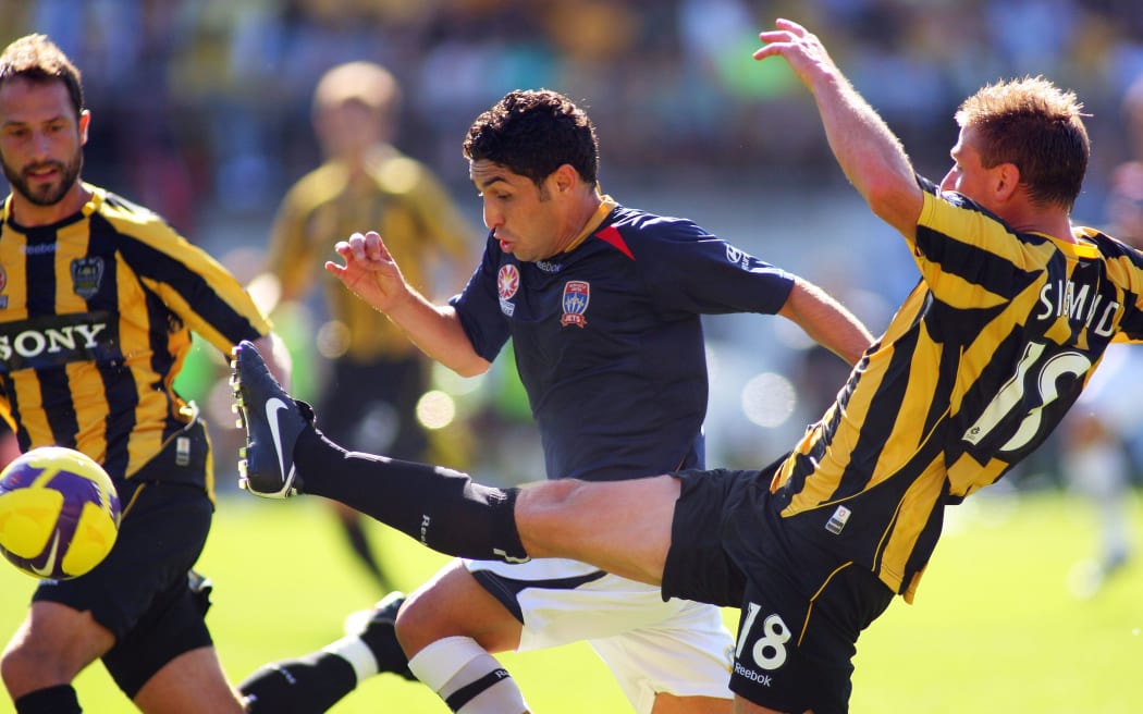 Ali Abbas on the burst for Newcastle against the Phoenix in 2010.