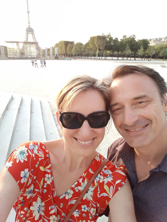 Lisa and her partner Fabian