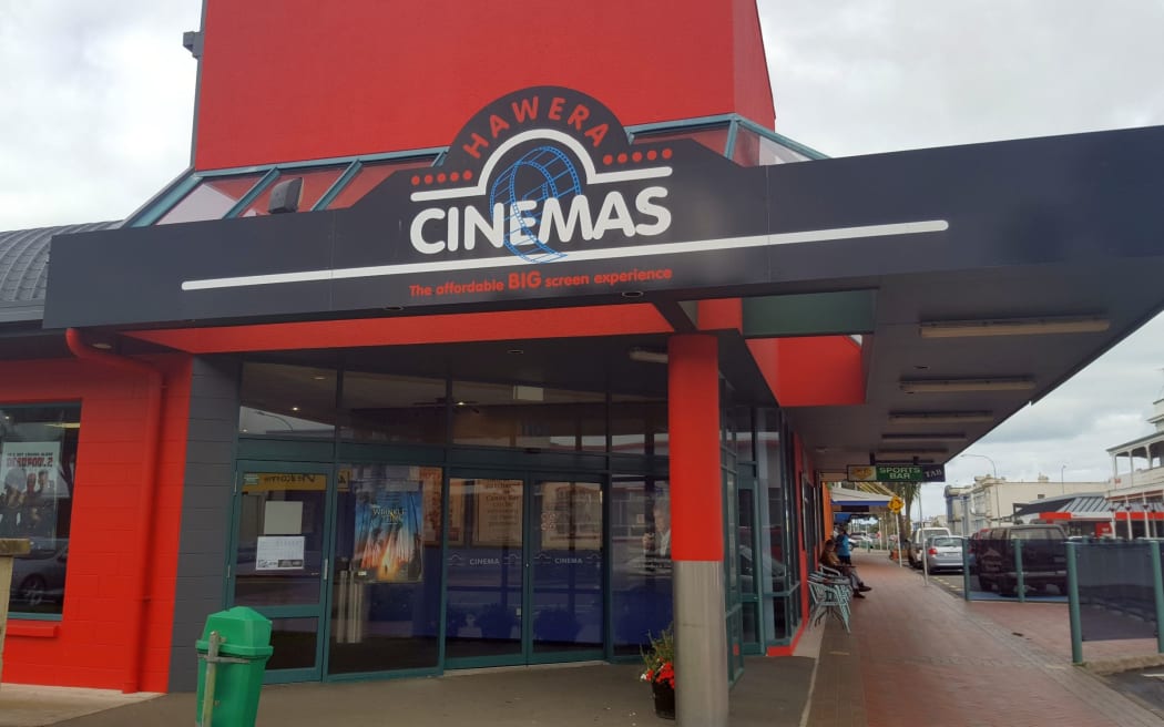 The Hawera Cinema, where pyjamas are no longer allowed.