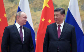 Russian President Vladimir Putin and China's President Xi Jinping hold talks in Beijing, China, 4 February 2022.