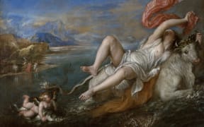 The Rape of Europa by Titian, painted ca. 1560–1562