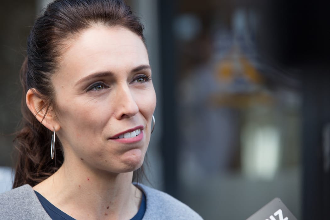 Jacinda Ardern on a visit to her hometown of Morrinsville. 10 August 2017.