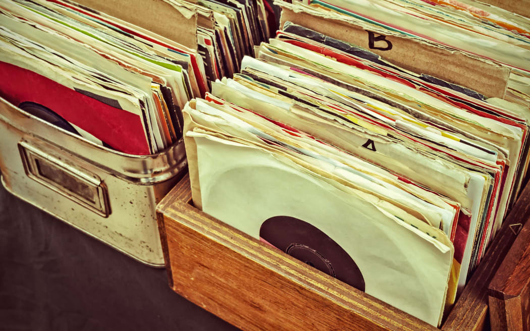 Records in crates