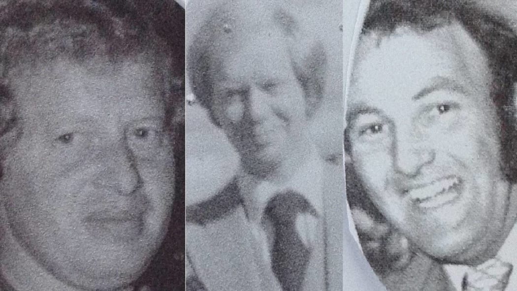 Brothers Doug Dykzeul (left) and John Dykzeul (centre) and their brother-in-law Stephen Hughes were all killed in the Erebus disaster on 28 November, 1979.