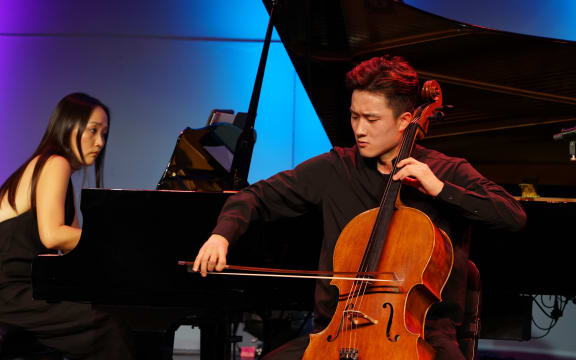 Dominic Lee at the Wakatipu Music Festival.
