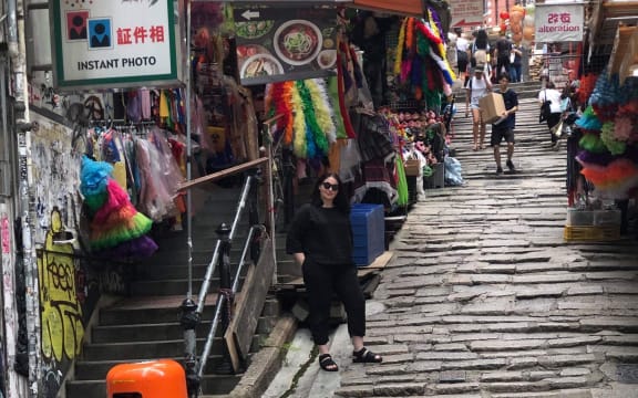 Britt Carroll - New Zealander stuck in Hong Kong because of protests