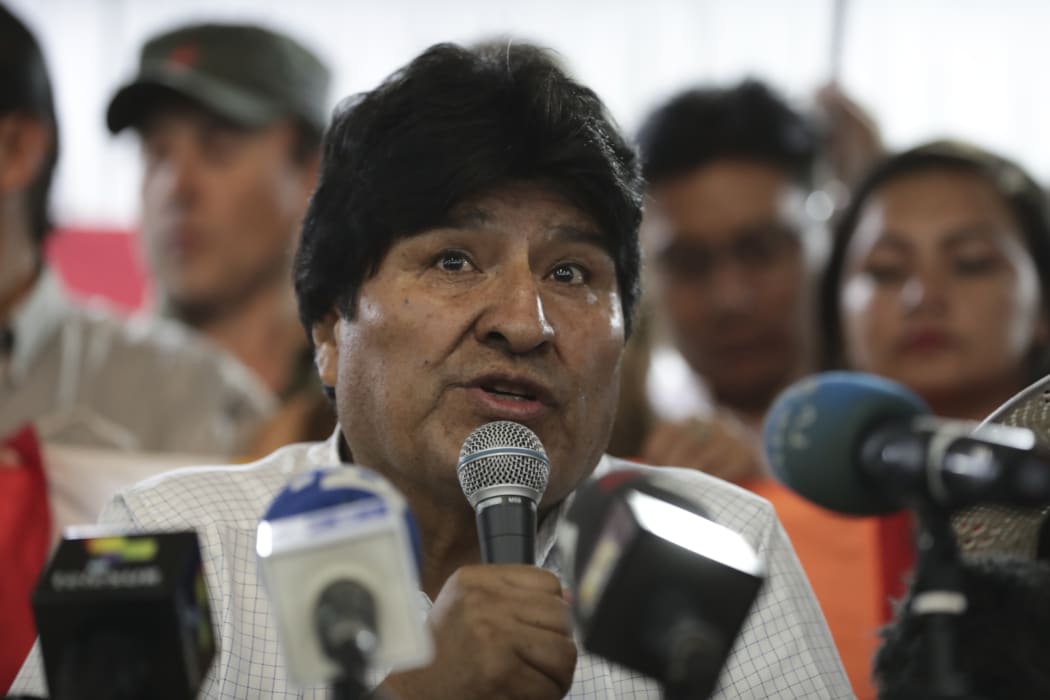 Bolivian former President Evo Morales.