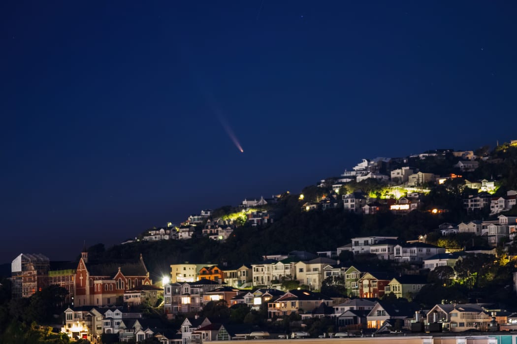 Captured by Jeff Ng before dawn on 30 September in Wellington.
