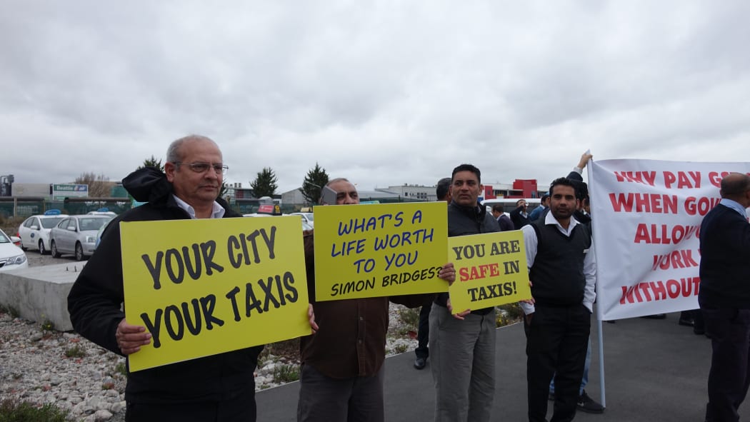 It was thought taxi driver's incomes had plummeted 30 to 40 percent since Uber's arrival, said one driver.