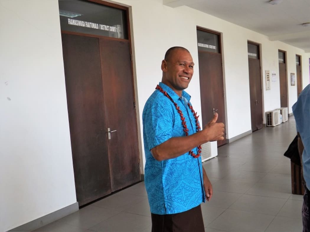 The man who calls himself King Faipopo