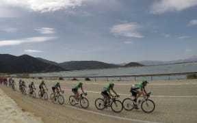 Cyclists competing in the Tour of Turkey on 29.4.16