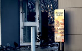 Fire at McDonalds in Pakuranga