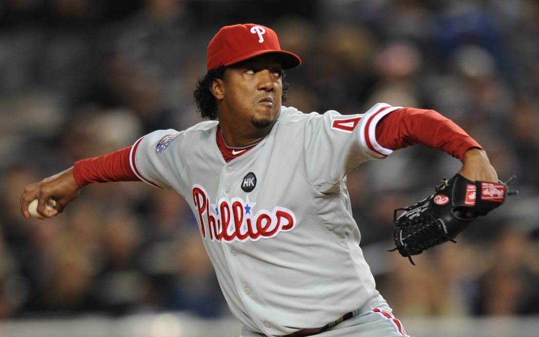 Former Philadelphia Phillies pitcher Pedro Martinez.