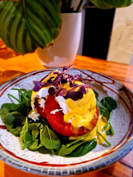 Kumara rosti from Peekaboo Backyard Eatery in Kaitāia.