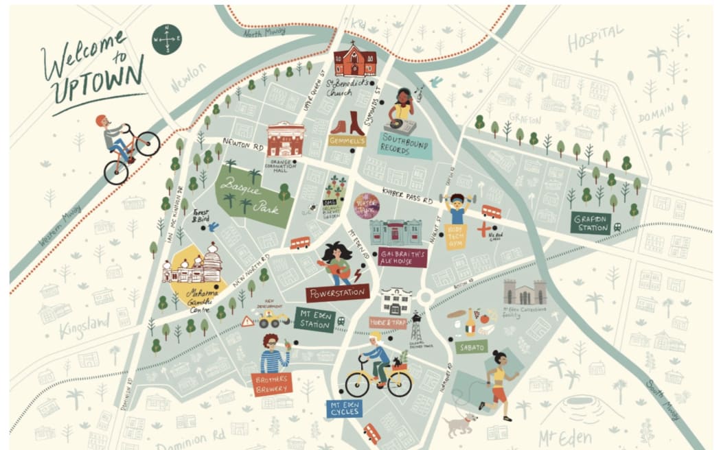 Uptown map.